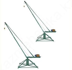 Кран стреловой поворотный ;МАСТЕР; (кран ;Пионер;) 320 кг 60 м (без противовеса)