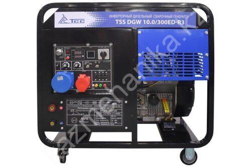 Инверторный дизельный сварочный генератор TSS DGW 10 Фотография: Инверторный дизельный сварочный генератор TSS DGW 10.0/300ED-R3