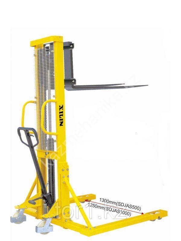 Штабелер гидравлический 1,0 т 1,6 м XILIN SDJAS1016
с раздвижными вилами и расширенными опорами 213015075 shtabeler gidravlicheskij 10
