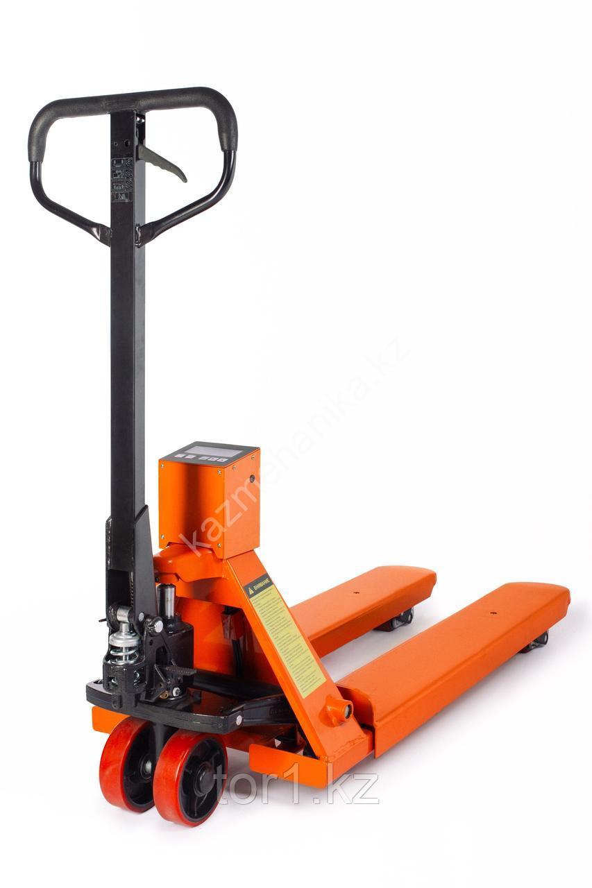 Тележка гидравлическая 2000 кг 1150 мм TOR CBY-CW2
(модель N) с весами (полиуретановые колеса) 213017244 telezhka gidravlicheskaya 2000