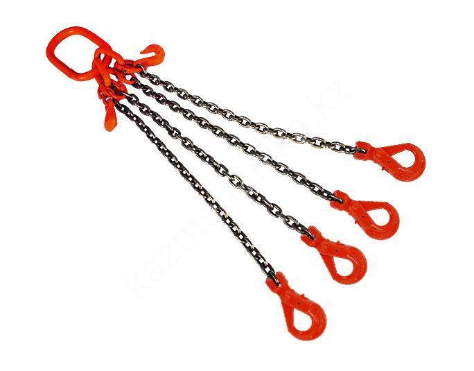 Строп цепной TOR 4СЦ г/п 45,0 т 9,0 м с укорачивающими 
и самозакрывающимися крюками