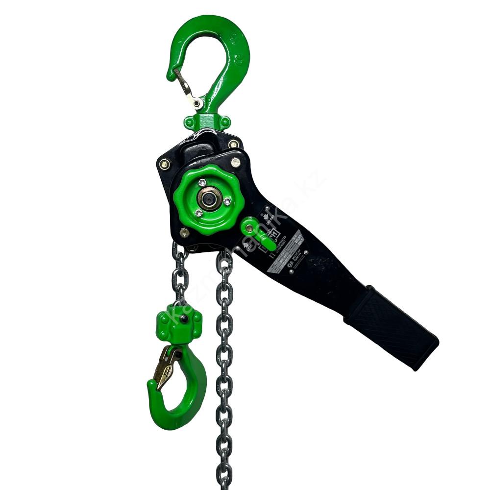 Таль ручная рычажная HITCH LH201-G, 3 т, 1.5 м. Гальваническая цепь 213051605 tal ruchnaya rychazhnaya