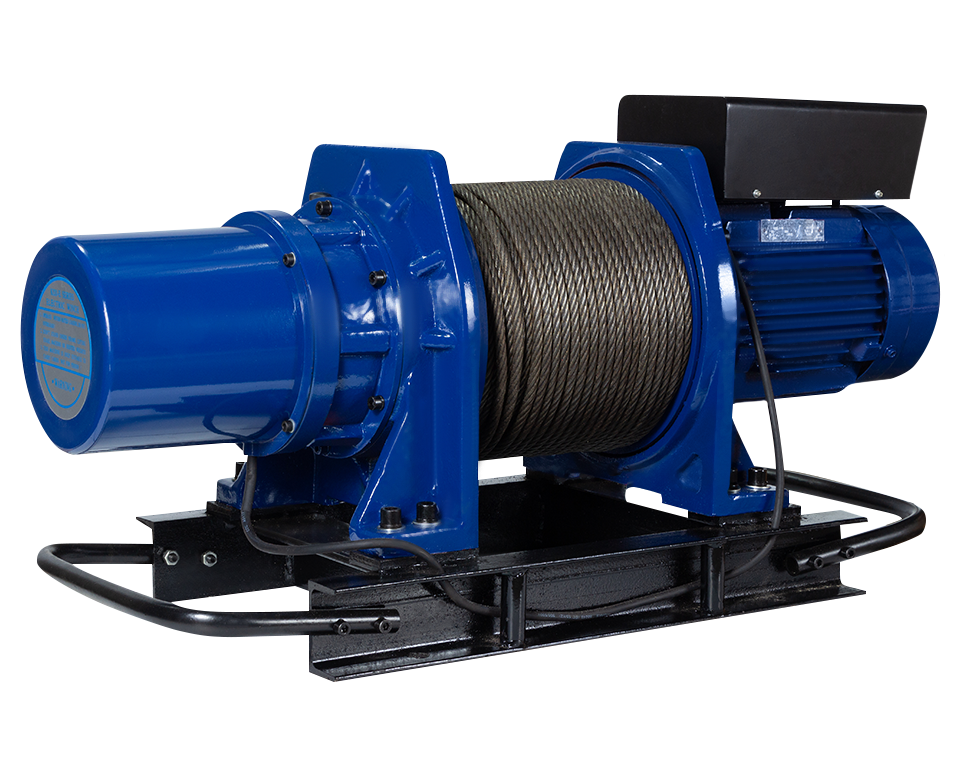 Лебедка электрическая KDJ-3200E1 г/п 3200 кг, 100 м