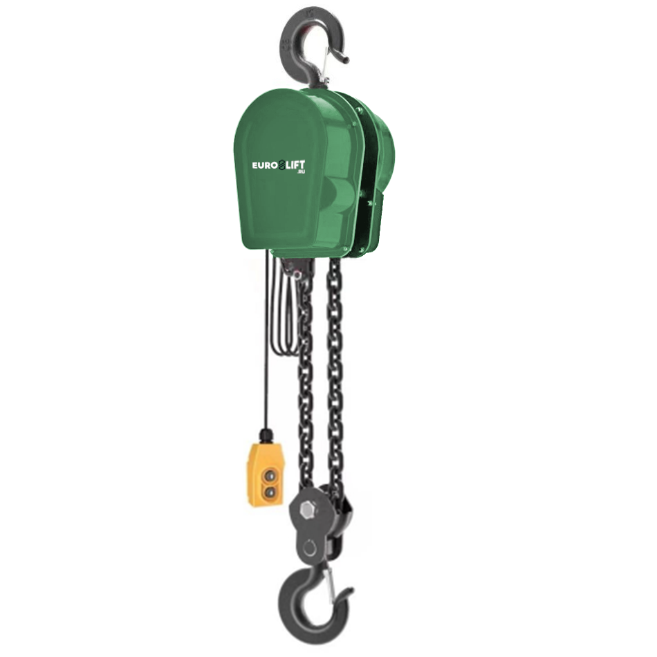 Таль электрическая цепная DHS 5т 12м 380В, 0,5кВт 0,6м/мин 213202429 tal elektricheskaya tsepnaya