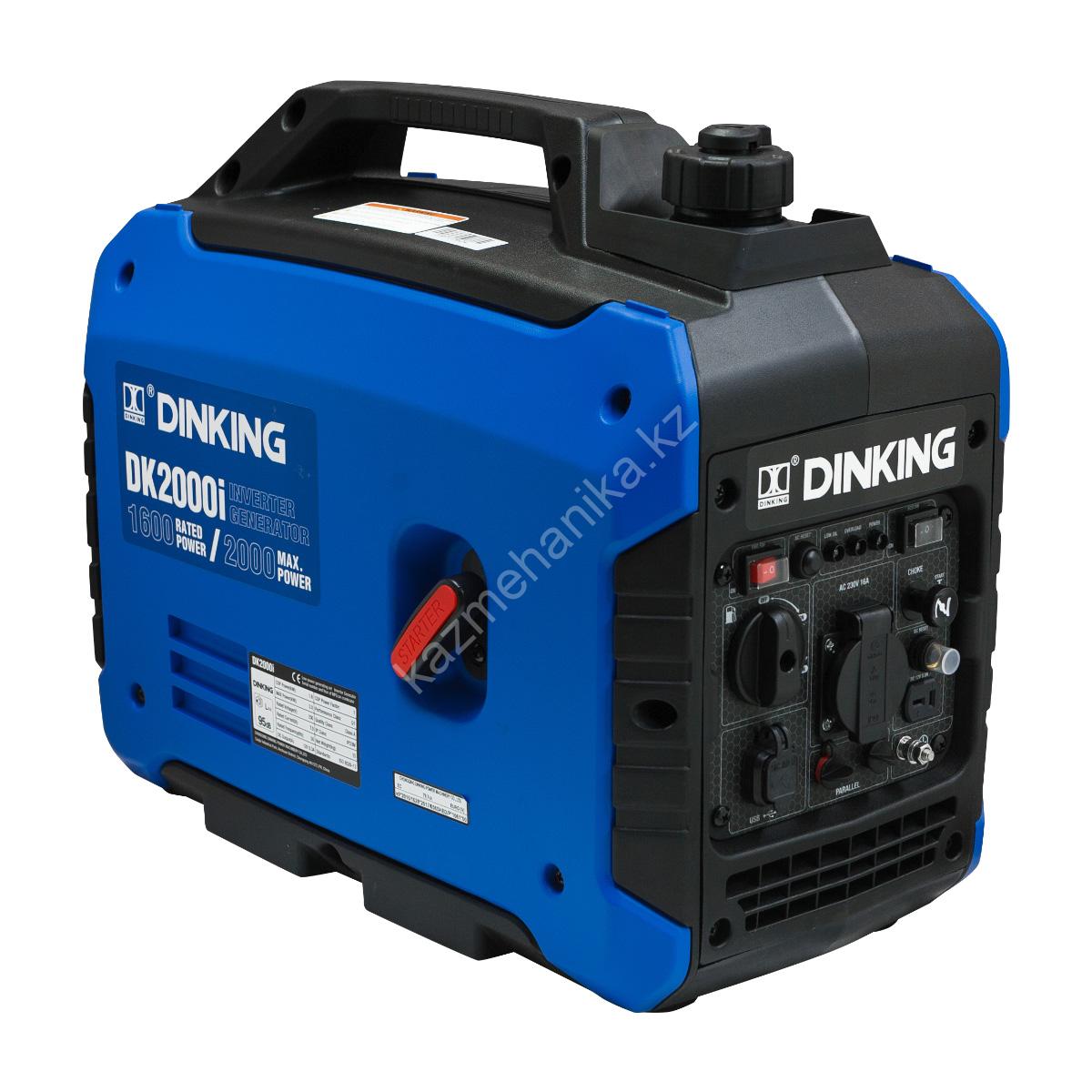 Генератор бензиновый инверторный Dinking DK2000i (2 кВт, 230В/50Гц, DK148, бак 4л.) 667e2d770a1083a2a44dcb30a374433d
