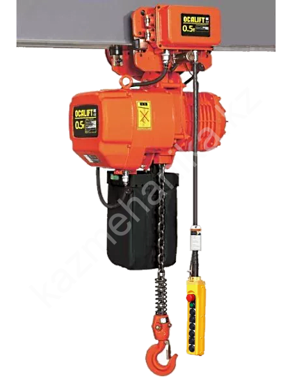 0,5т 3м таль цепная ТЭЦ OCALIFT 005-01s передвижная 380в медленная 00501 peredvizhnaya 500kg