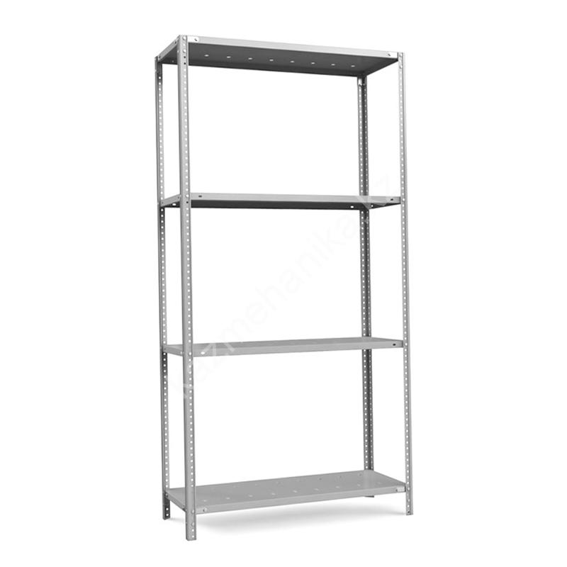 Стеллаж металлический ТС Лайт, 2200x1200x600 мм. Полки: 4 шт. металл перф. (ТС 22120641) 01 221260402 a