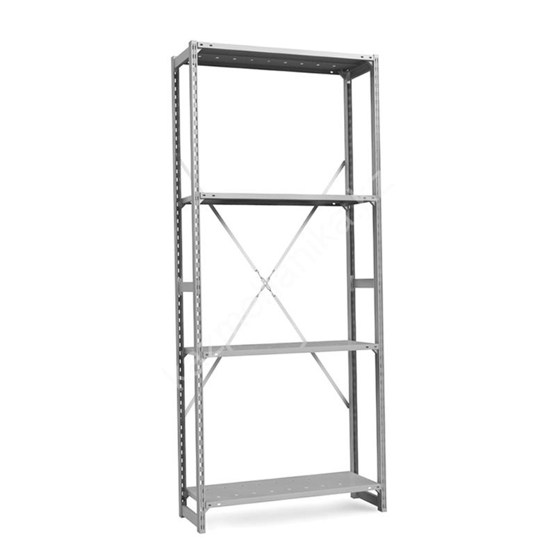 Стеллаж металлический Универсал, 2000x700x800 мм. Полки: метал. перф. усил. 4 шт. (ТСУ 200708412) 02 200880404 a