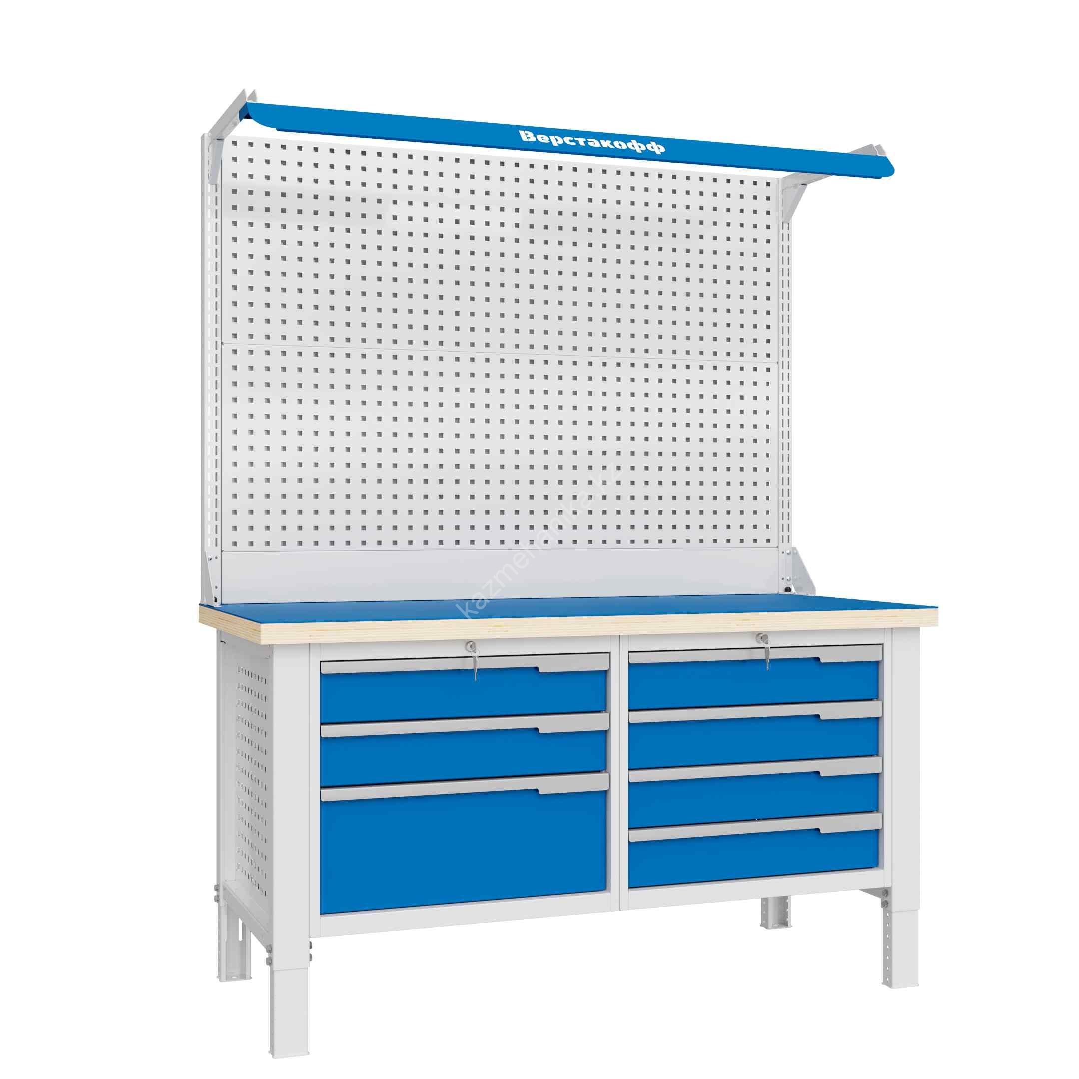 Верстак слесарный CTR 1632.L34.5-2F 07 Constructor 160.L34 10000