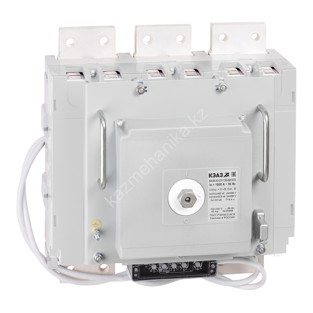 Выключатель автоматический ВА55-43-334730-1600А-690AC-НР400AC-ПЭ400AC-УХЛ3-КЭАЗ 108095 va55 43 331130 1600a 690ac pe230ac chb 1