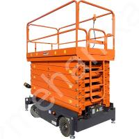 GROST Tower Drive 500-9 с выдвижной платформой. Самоходный подъемник ножничного типа с питанием от аккумуляторов. 211214 02