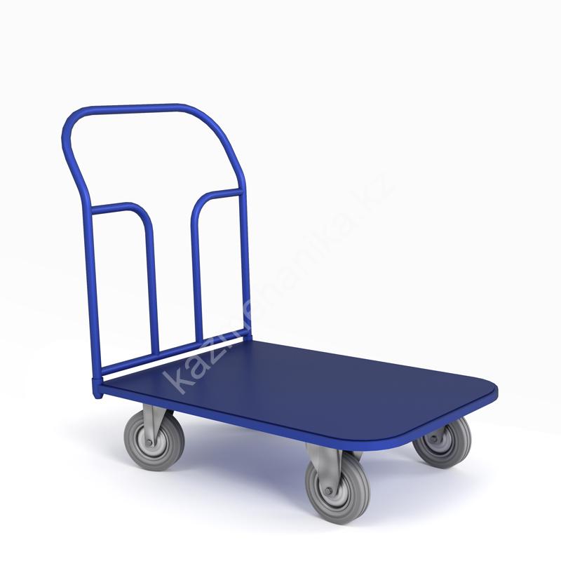 Тележка платформенная ТП 4 (г/п 550 кг, 1200x600 мм, колеса серая резина 200 мм) 65 0202 a