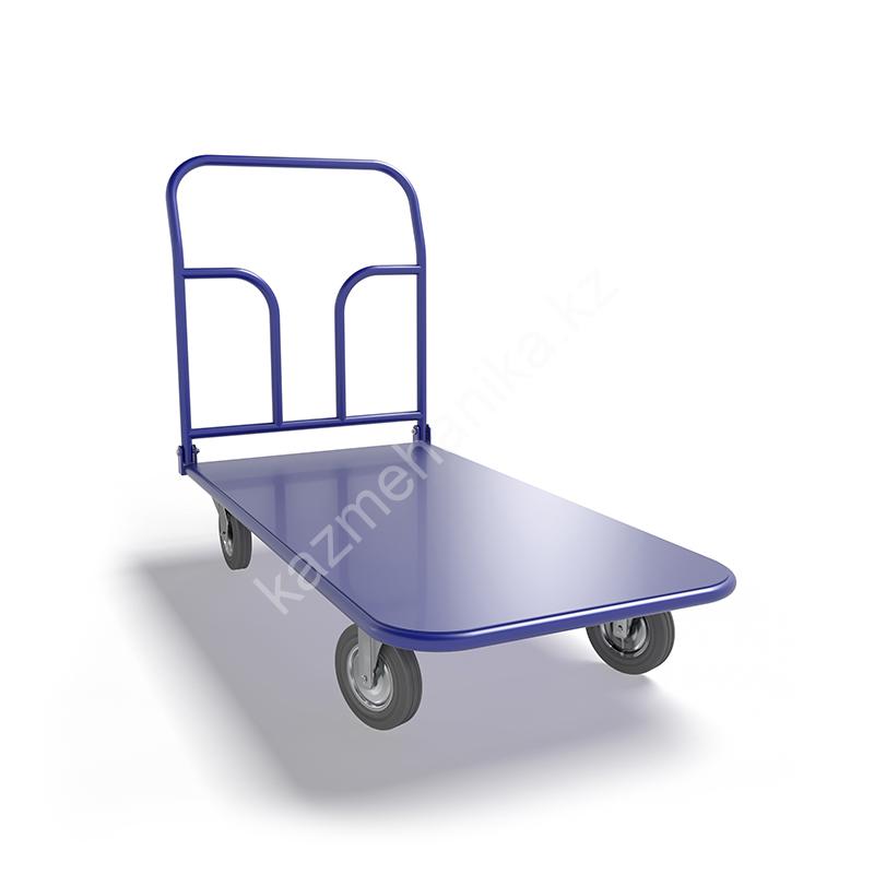 Платформенная тележка ТПСР 5 М (г/п 400 кг, 1200x700 мм, колеса серая резина 160 мм, складная ручка) 65 0470 a