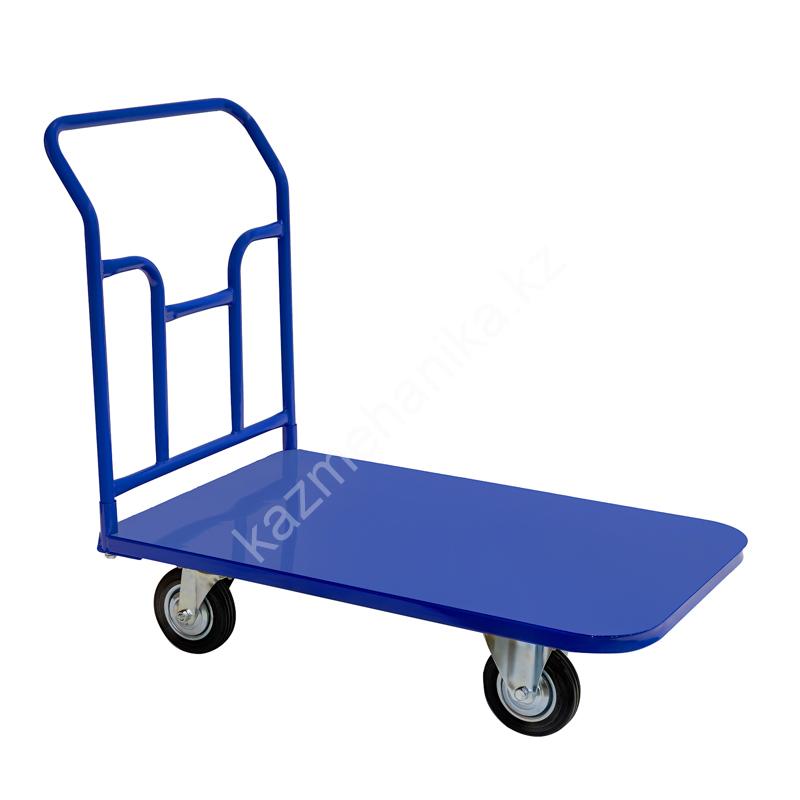 Тележка платформенная ТПТ (г/п 400 кг, 1200x700 мм, колеса черная резина 160 мм) 65 8893 a