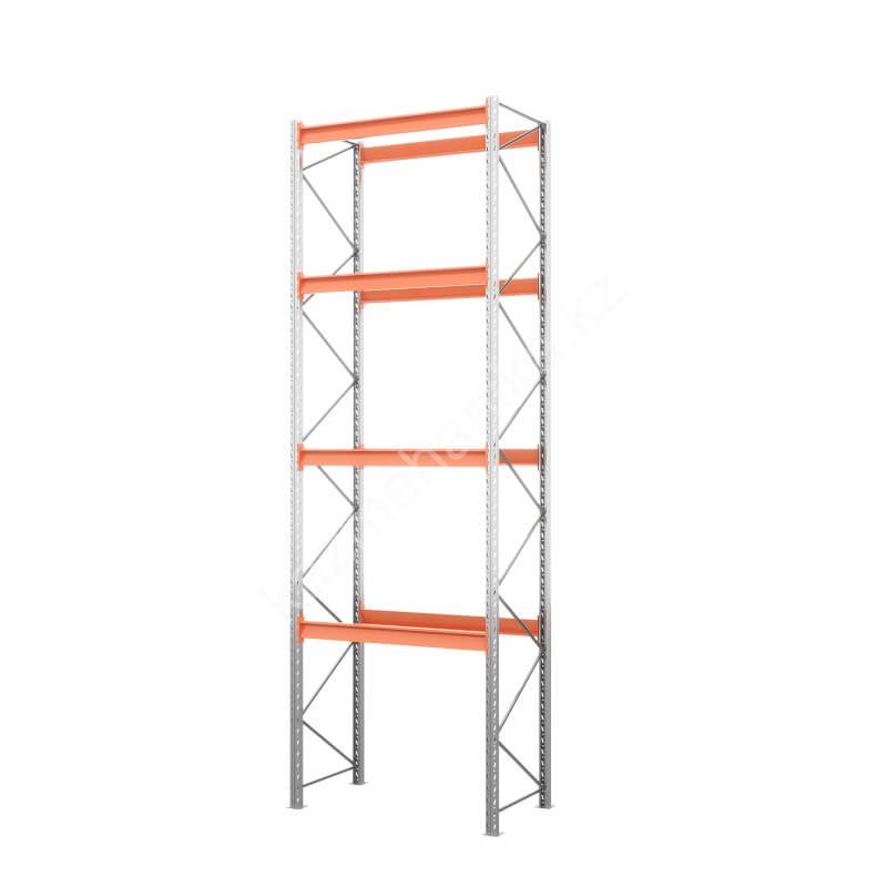 Стеллаж металлический паллетный (6000х1800х1100 мм), 4 яруса 96 502711400 b