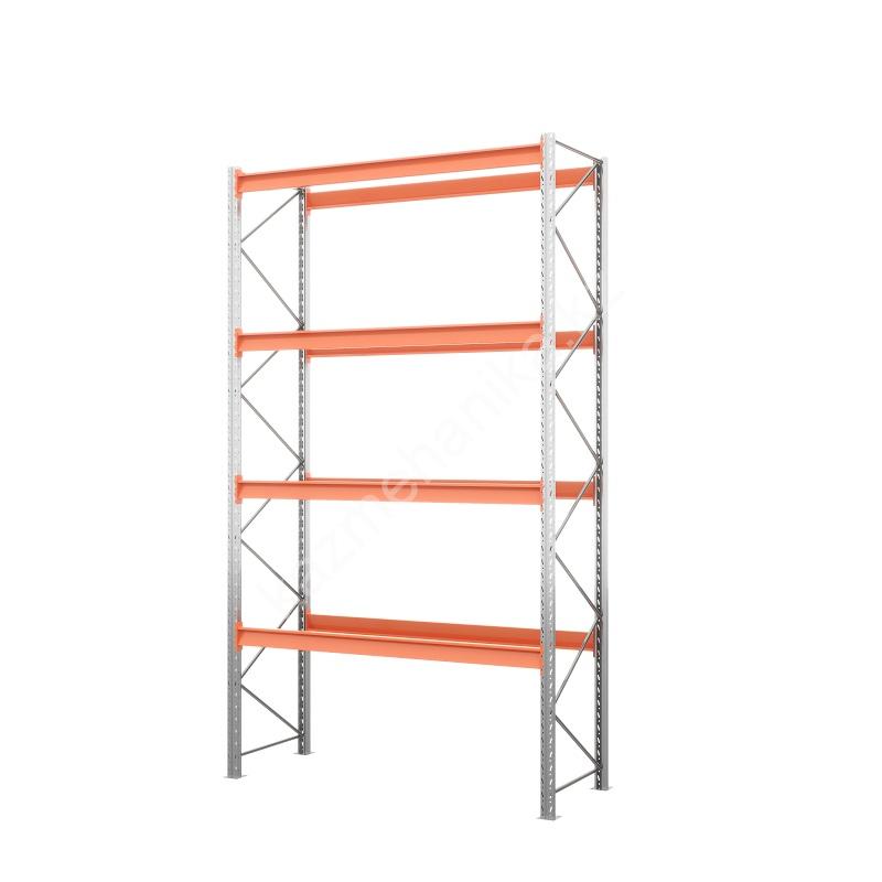 Стеллаж металлический паллетный (5000х2700х1100 мм), 4 яруса 96 601811400 b