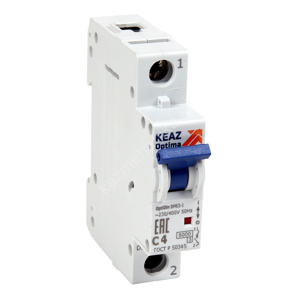Выключатель автоматический модульный OptiDin BM63-1C1-УХЛ3-РЕГ optidin bm63 1c16 uhl3 1