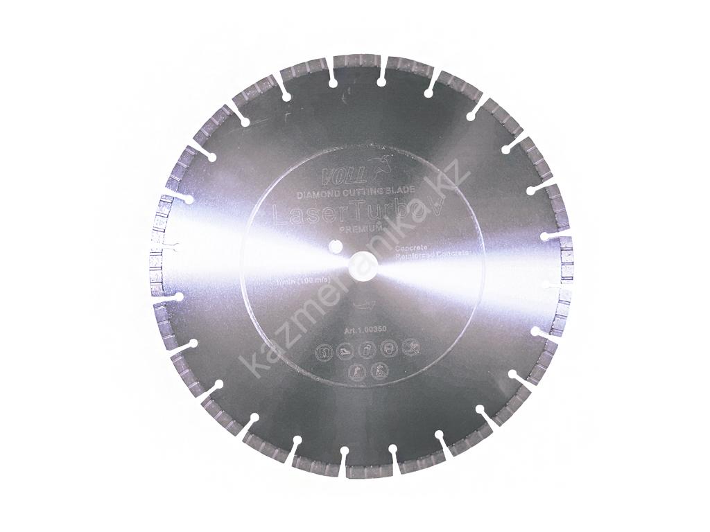 Алмазный диск VOLL LaserTurbo V PREMIUM 350 х 25,4 мм Фотография: Алмазный диск VOLL LaserTurbo V PREMIUM 350 х 25,4 мм