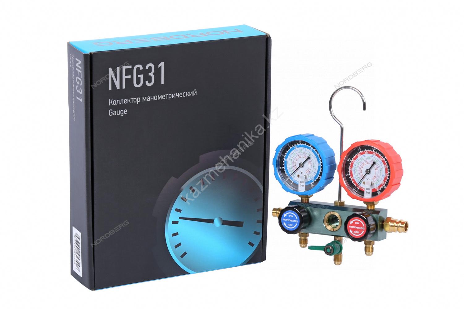 Коллектор манометрический NORDBERG NFG31 Фотография: Коллектор манометрический NORDBERG NFG31