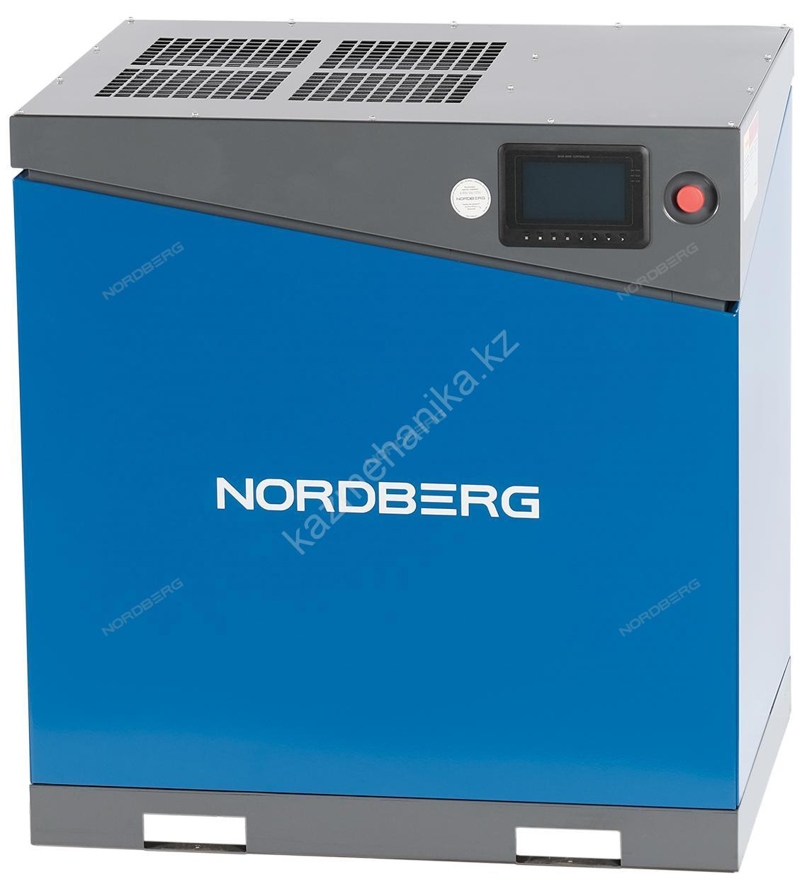 Компрессор винтовой, 22кВт, 15Бар, 2200л/мин, IP55, без ресивера NORDBERG NCA30 Фотография: Компрессор винтовой, 22кВт, 15Бар, 2200л/мин, IP55, без ресивера NORDBERG NCA30