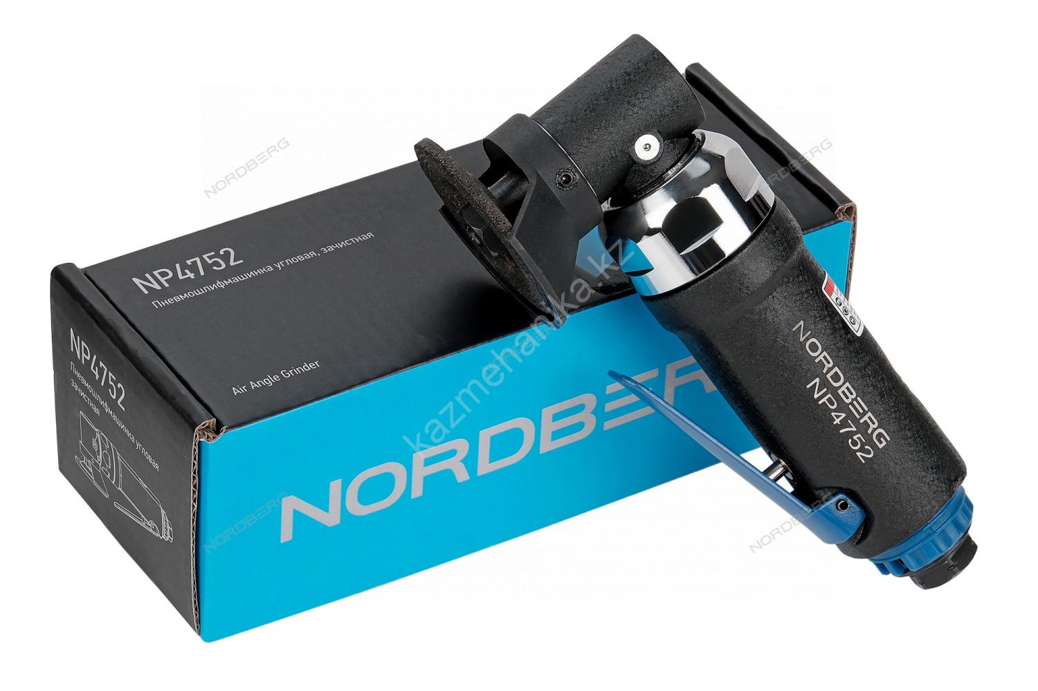 Пневмошлифмашинка угловая зачистная, диск 50 мм NORDBERG NP4752 Фотография: Пневмошлифмашинка угловая зачистная, диск 50 мм NORDBERG NP4752