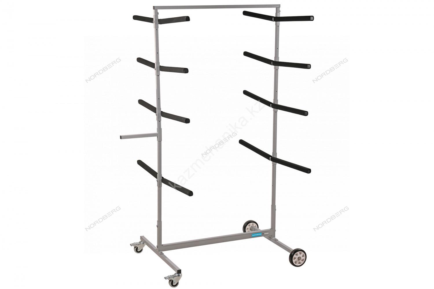 Стенд для хранения бамперов двухсторонний, мобильный NORDBERG S5 Фотография: Стенд для хранения бамперов двухсторонний, мобильный NORDBERG S5