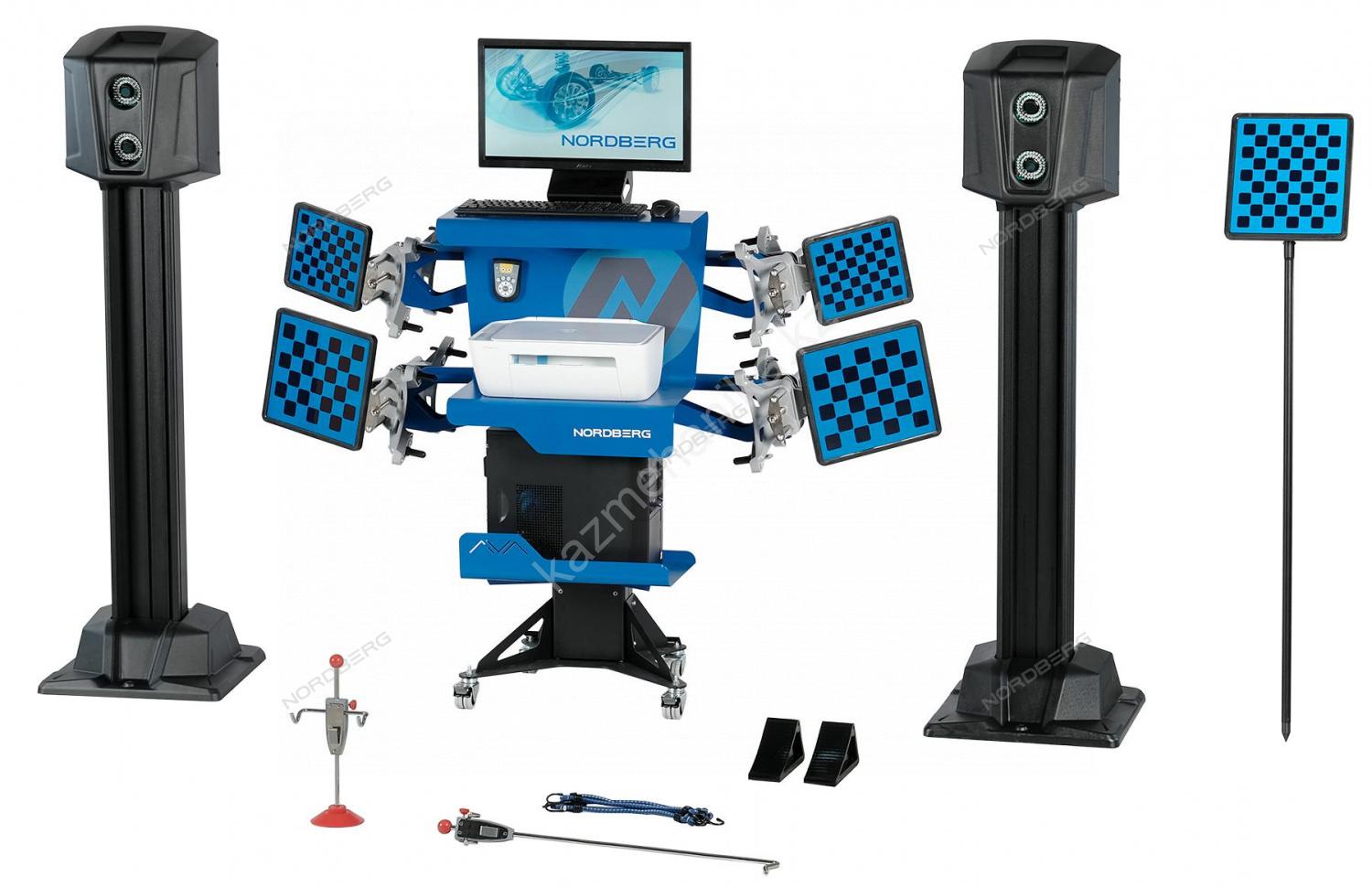 Стенд сход-развал 3D для грузовых авто, синий NORDBERG C804 TRUCK (5005) Фотография: Стенд сход-развал 3D для грузовых авто, синий NORDBERG C804 TRUCK (5005)