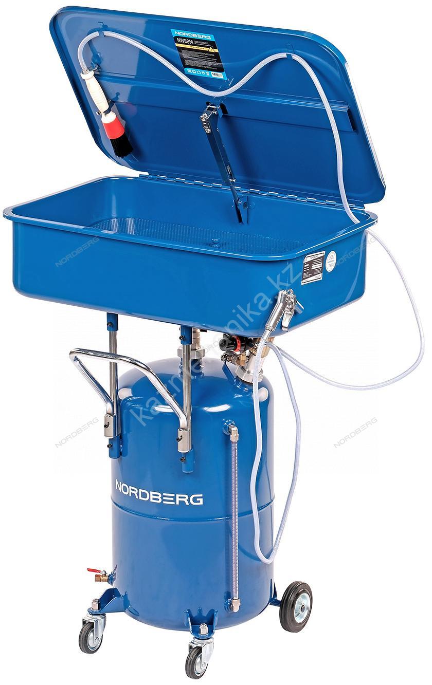 Установка для мойки деталей 50л с пневмо насосом и бочкой 65л Фотография: Установка для мойки деталей 50л с пневмо насосом и бочкой 65л