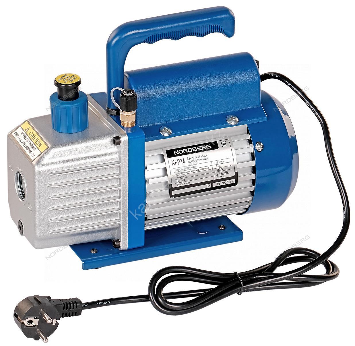 Вакуумный насос одноступенчатый 42 л/мин NFP14 Фотография: Вакуумный насос одноступенчатый 42 л/мин NFP14