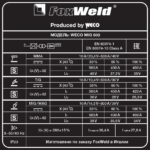 Аппараты для полуавтоматической сварки (MIG/MAG) FoxWeld Сварочный полуавтомат WECO MIG 503 купить в Казахстане