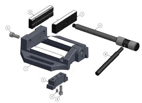 Тиски Metal Master ТС100 2 tc75b 2