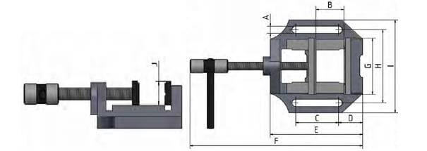 Тиски Metal Master ТС100 1 ts shema11