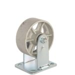 Колесо большегрузное неповоротное FCS 54 125 мм чугунное (F)