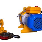 Лебедка электрическая  300/600кг  40/20м с канатом 220В алюминиевый корпус TOR KCD (TSA)