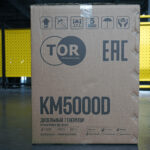 Генератор дизельный 5,0 кВт 220В с электростартером и колесами TOR KM5000D