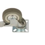 Колесо аппаратное поворотное SCgb 93 75 мм с тормозом (F)