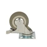 Колесо аппаратное поворотное SCgb 93 75 мм с тормозом (F)