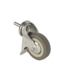 Колесо аппаратное поворотное SCtgb 93 75 мм с болтом и тормозом (F)