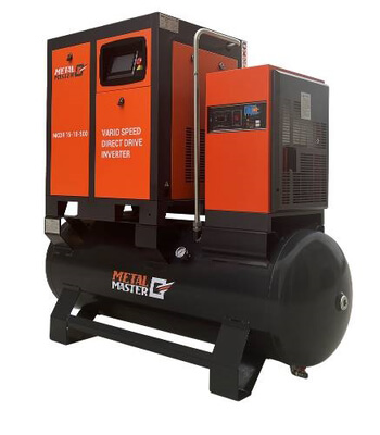Компрессорная станция 3 в 1 с прямым приводом Metal Master MCDR INVERTER Компрессорная станция 3 в 1 с прямым приводом Metal Master MCDR INVERTER
