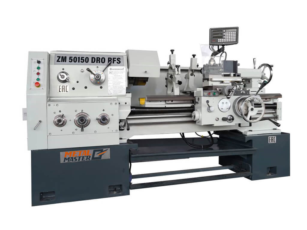 Универсальный токарно-винторезный станок Metal Master ZM50150 DRO RFS